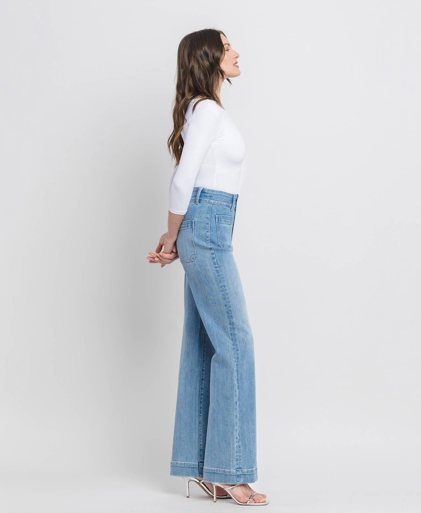 90'S Vintage High Rise Flare Jeans