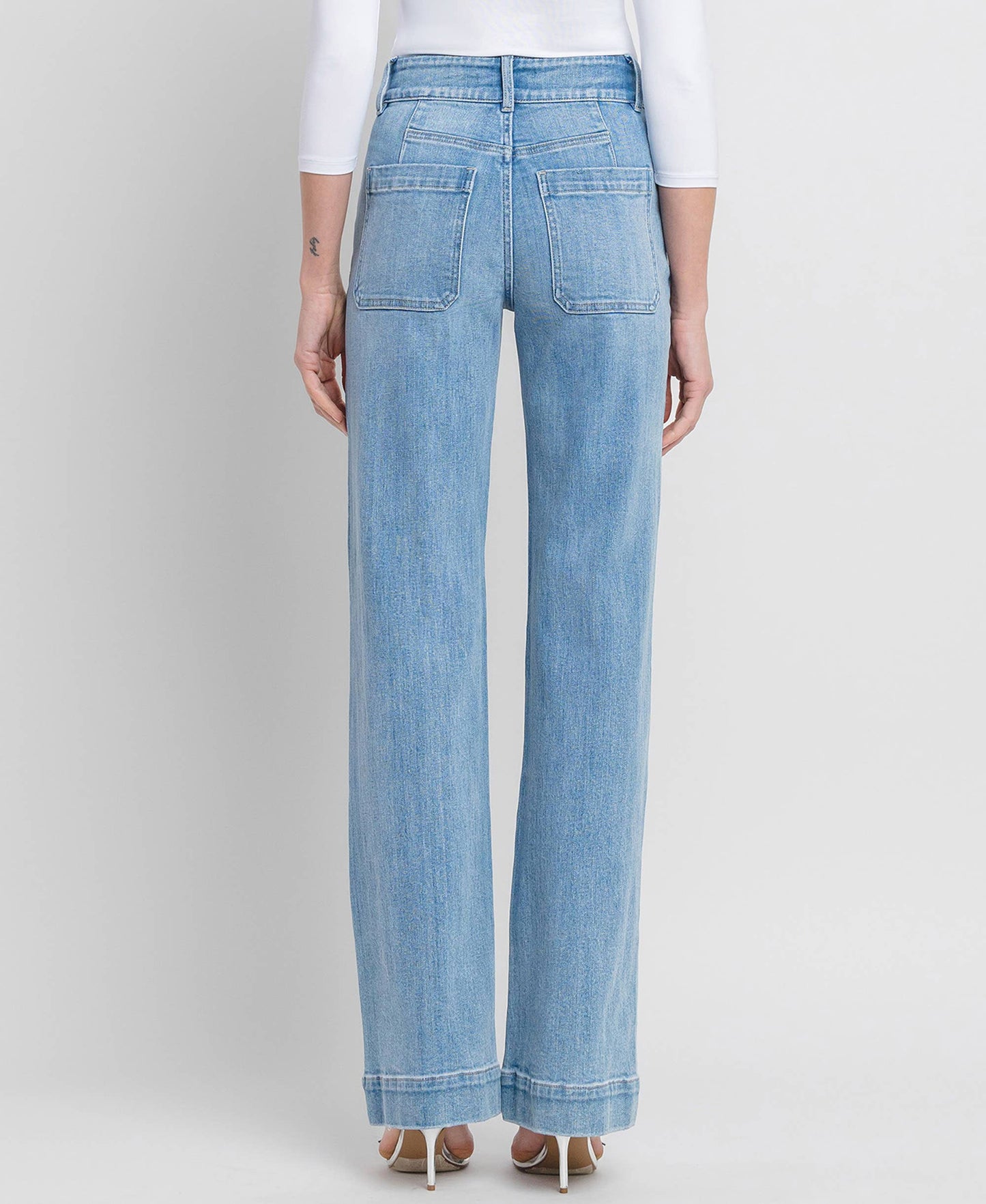 90'S Vintage High Rise Flare Jeans