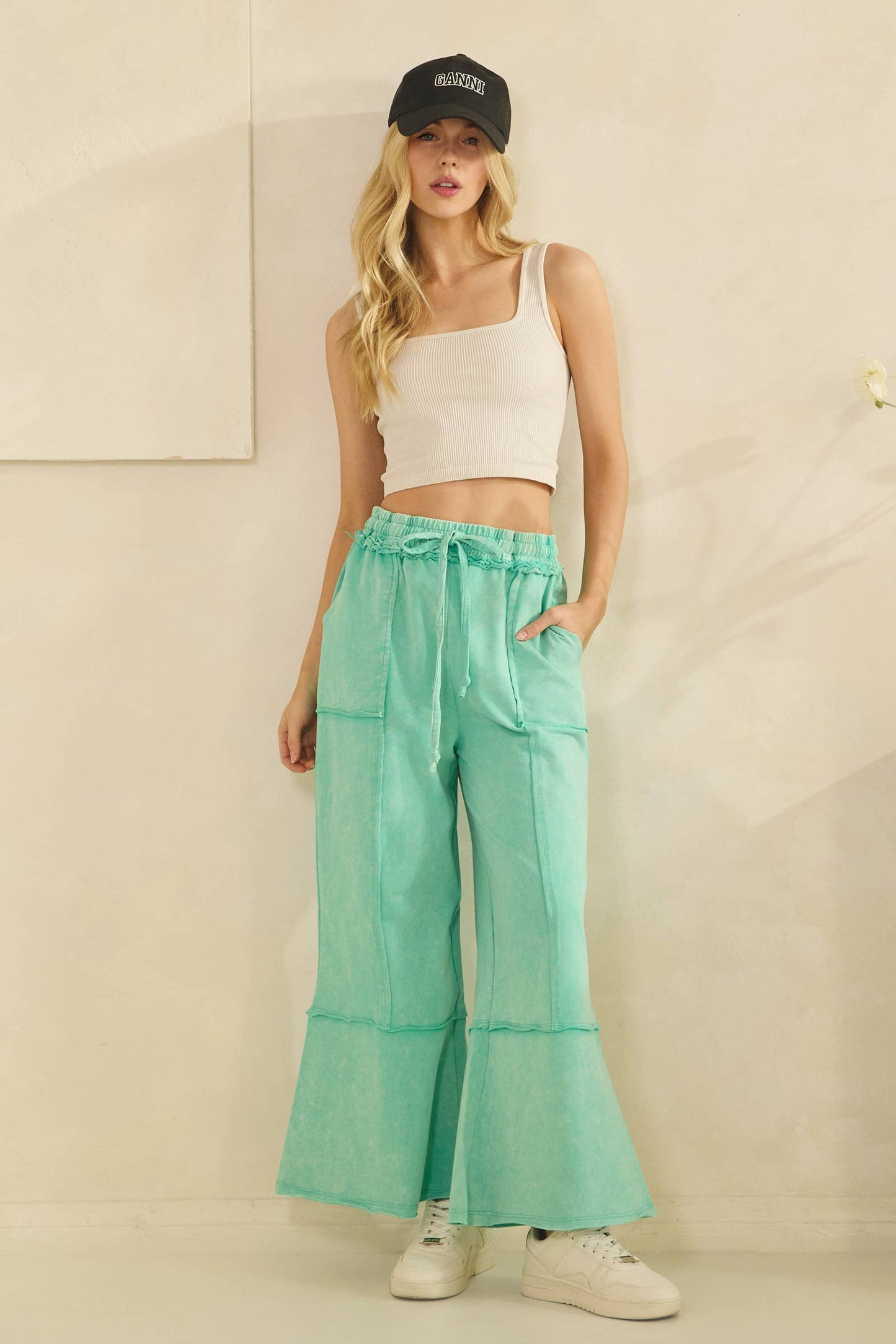 Mineral Washed Terry Pants