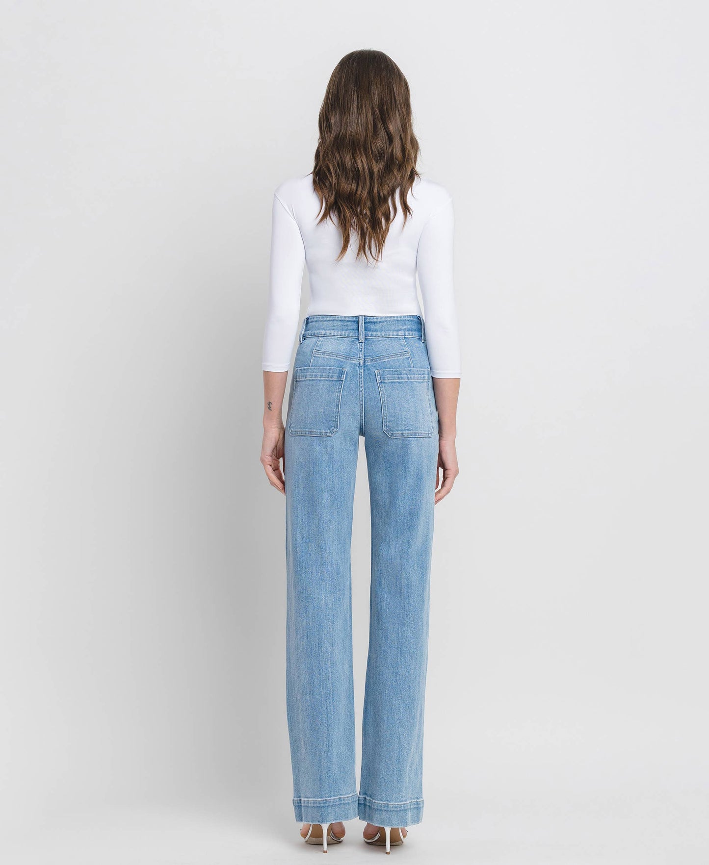 90'S Vintage High Rise Flare Jeans
