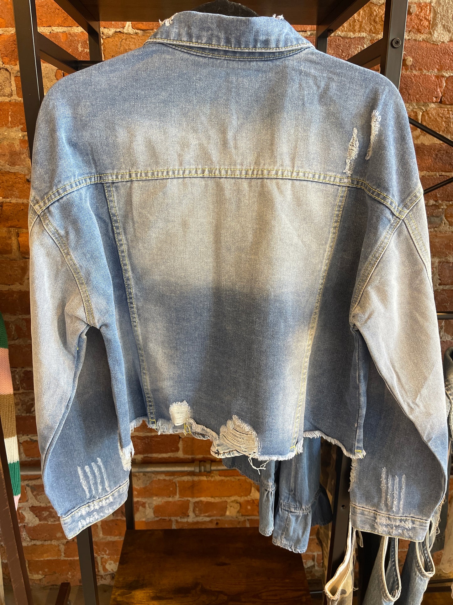 Distressed Denim Jacket