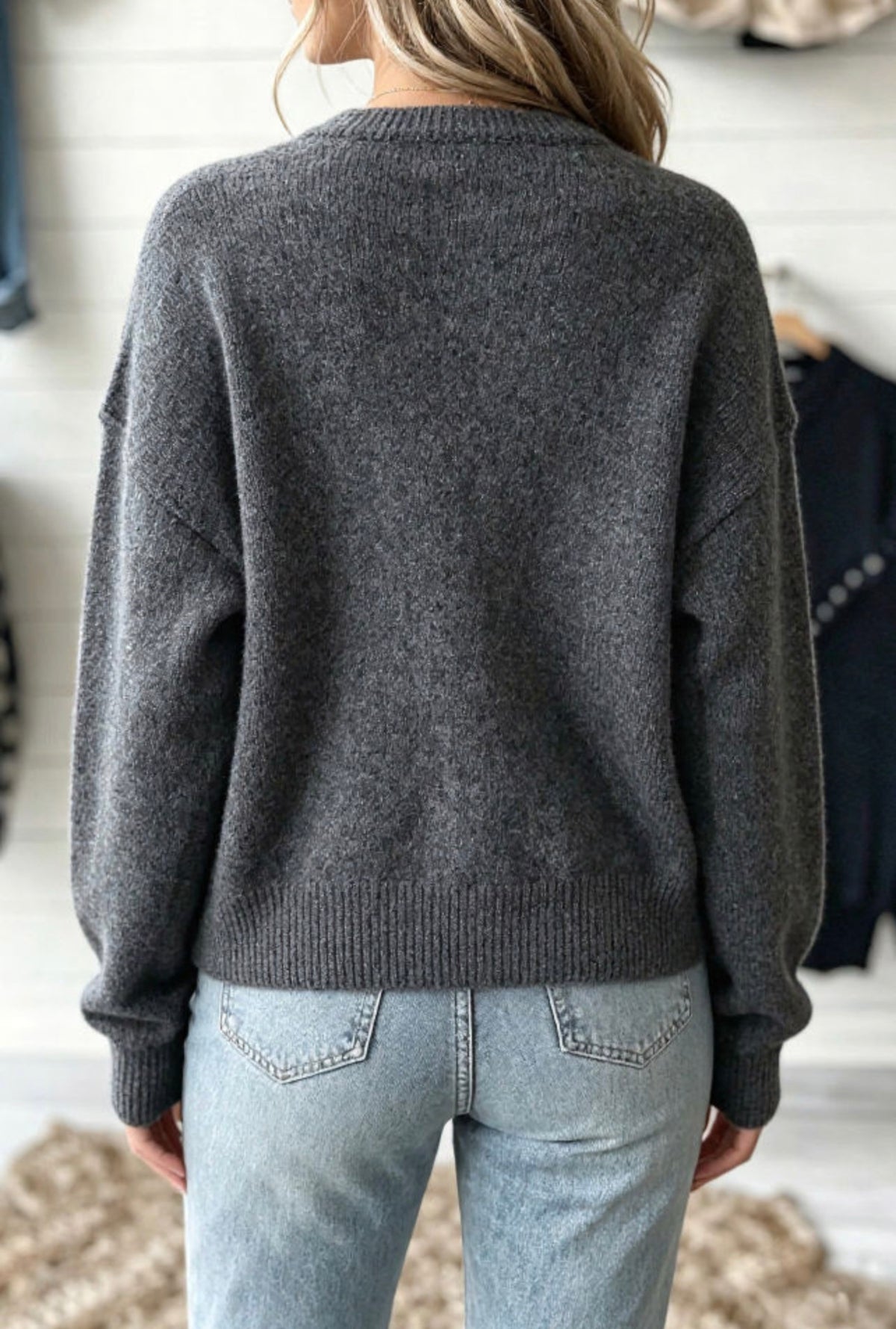 Cardigan of Colorful Buttons