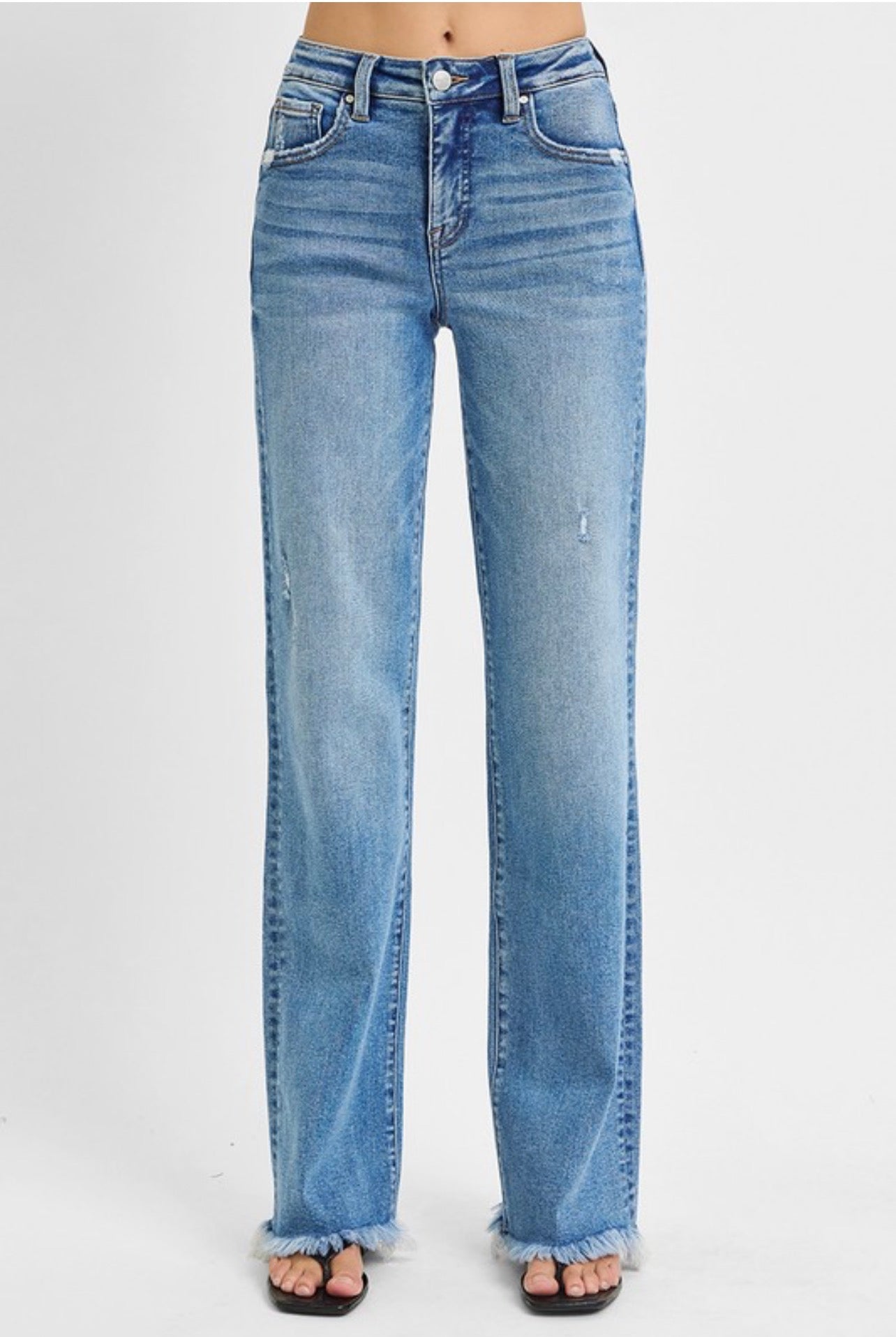 Risen High Rise Tummy Control Straight Leg