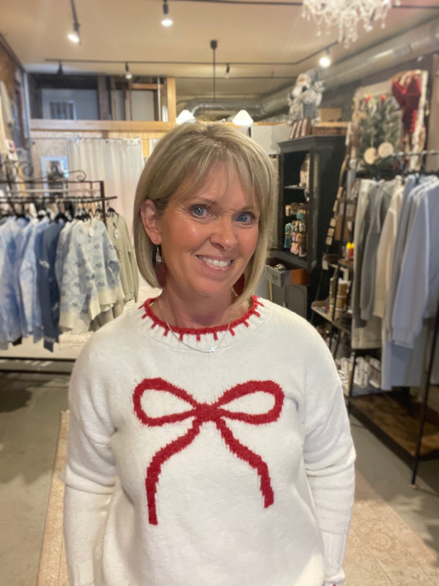 Wrap Me Up In A Bow Sweater