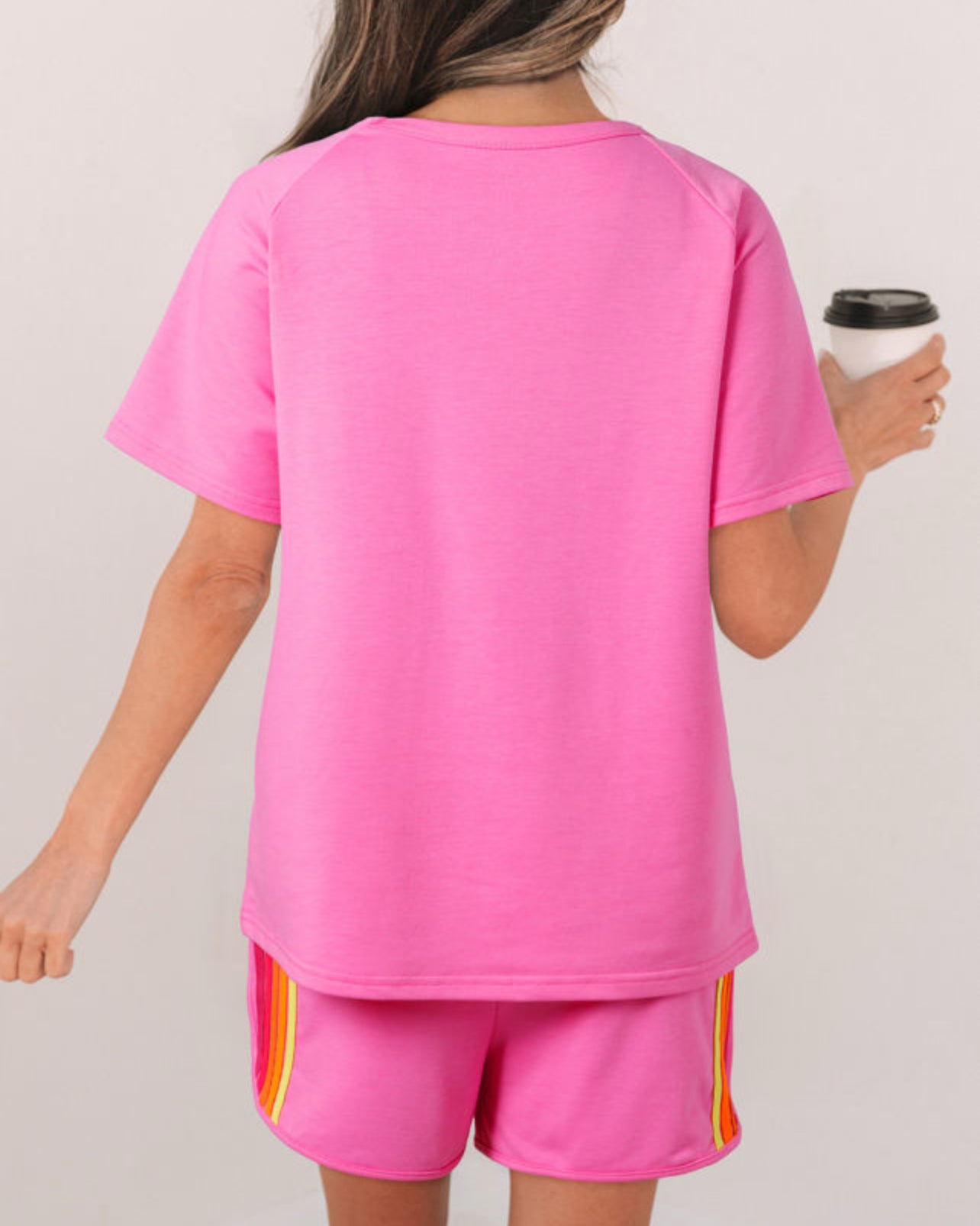 Bonbon Striped Casual Tee