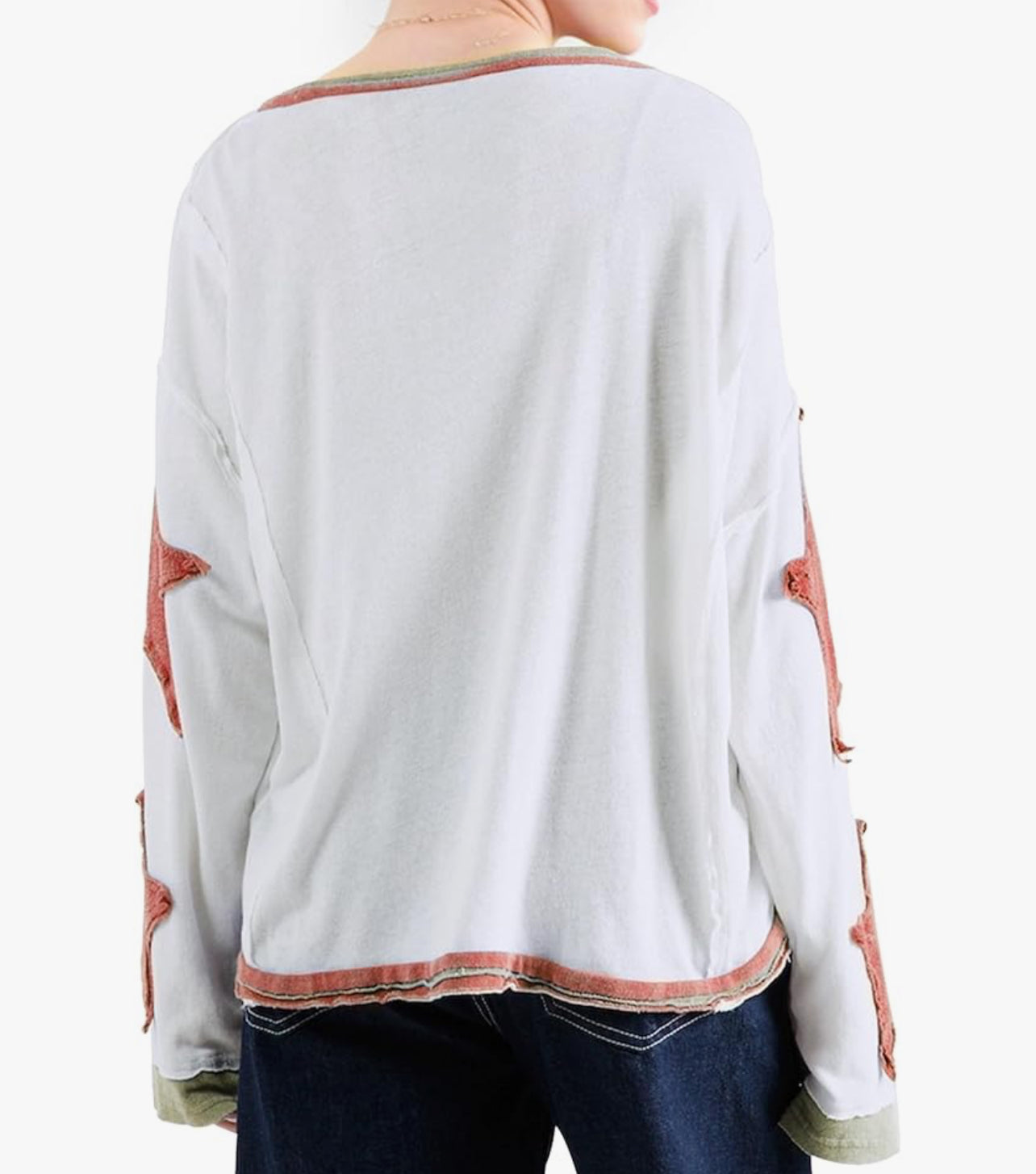 Star Sleeve Crewneck