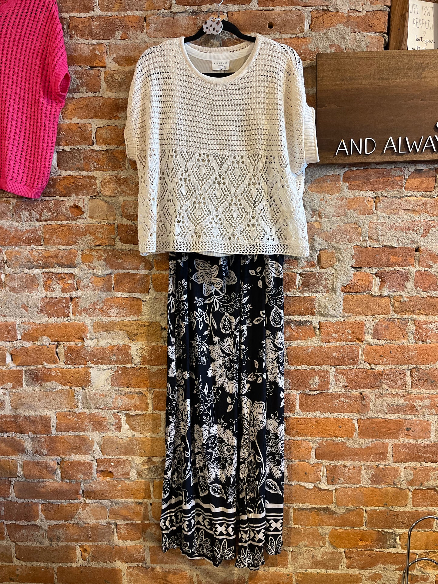 Amber Floral Wide Leg Pants