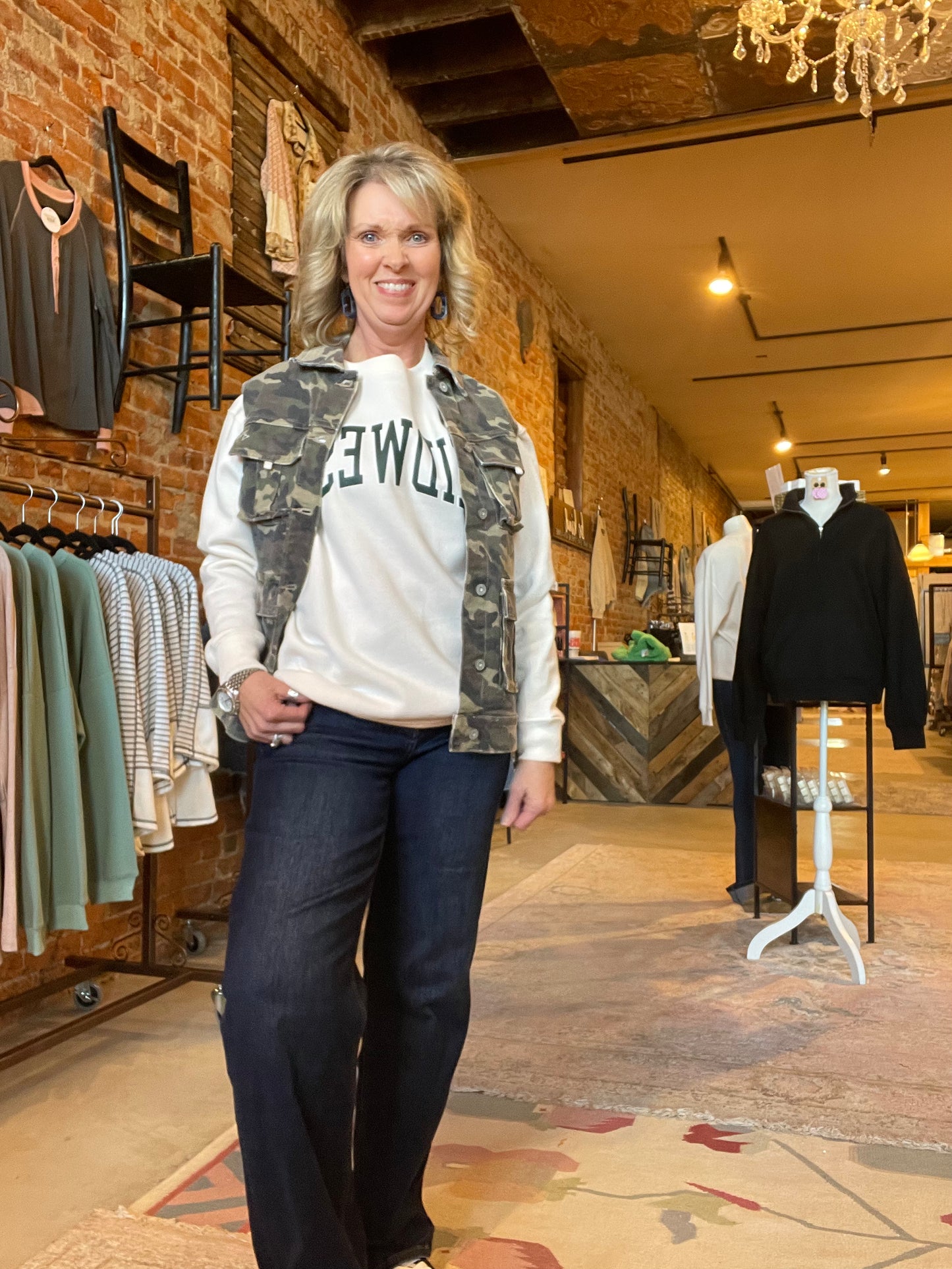 Brittney Camo Cargo Vest