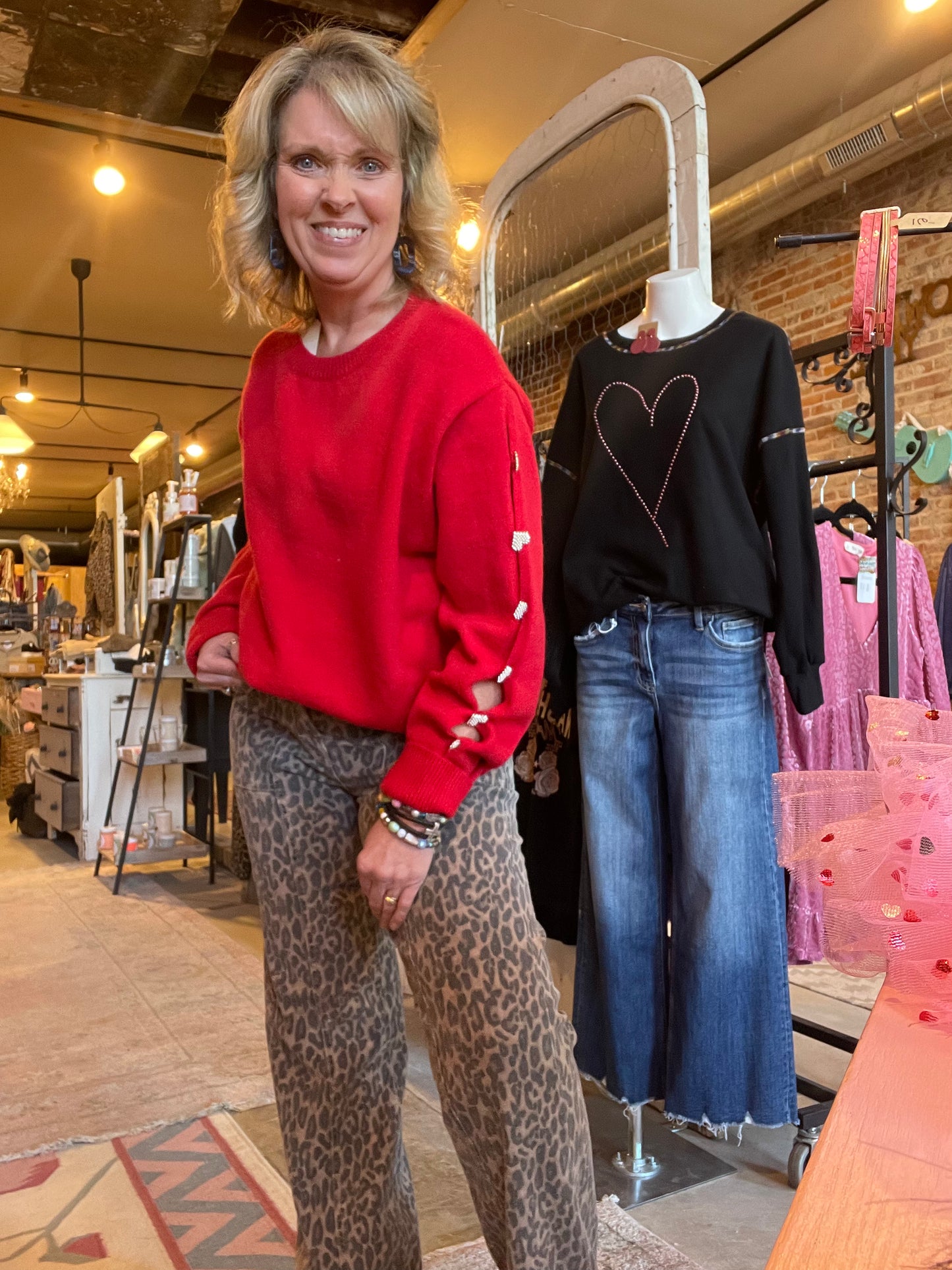 Andrea Hidden Leopard Jeans