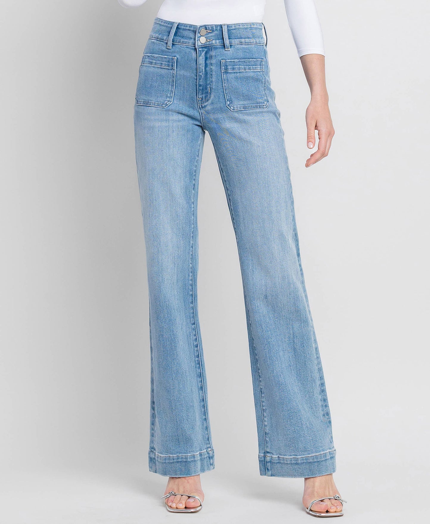 90'S Vintage High Rise Flare Jeans