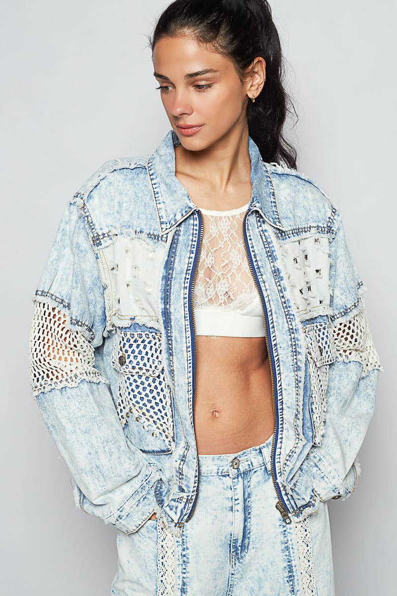 Cargo Pocket Denim Jacket
