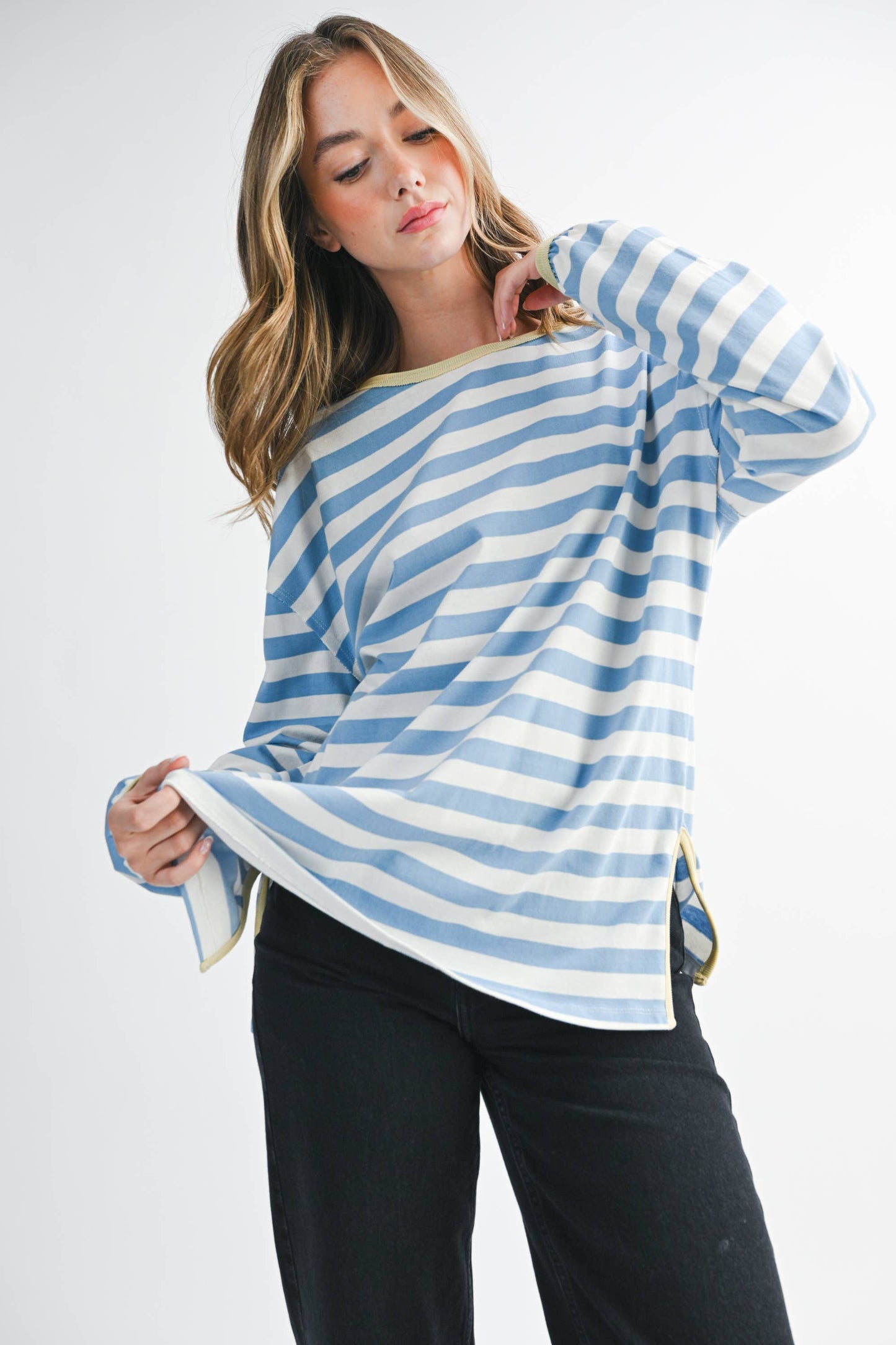 8433FN Onida Stripe Top 1