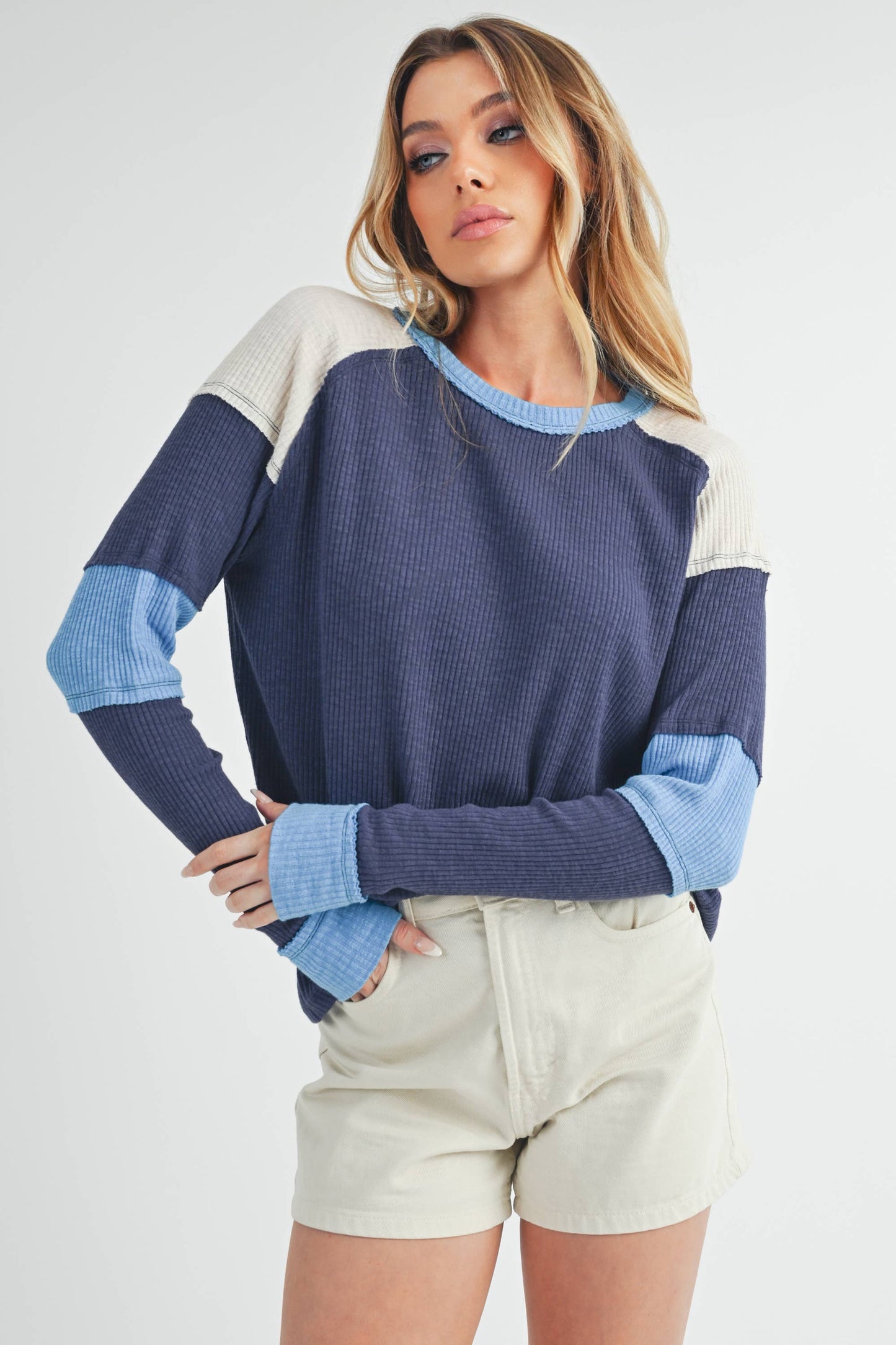 8327EK Gretel Colorblock Layering Top 4