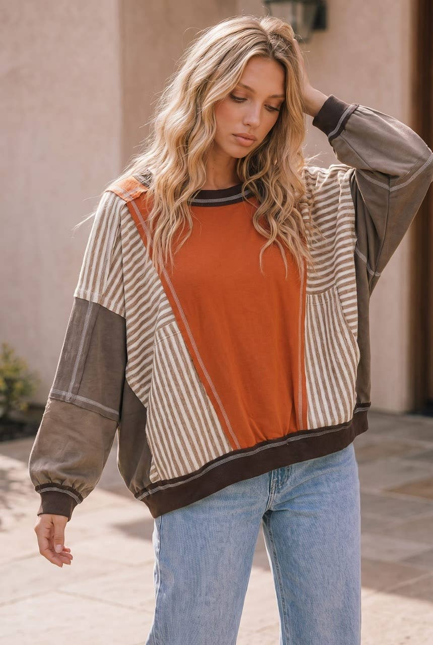 Feels Like Fall Color Block