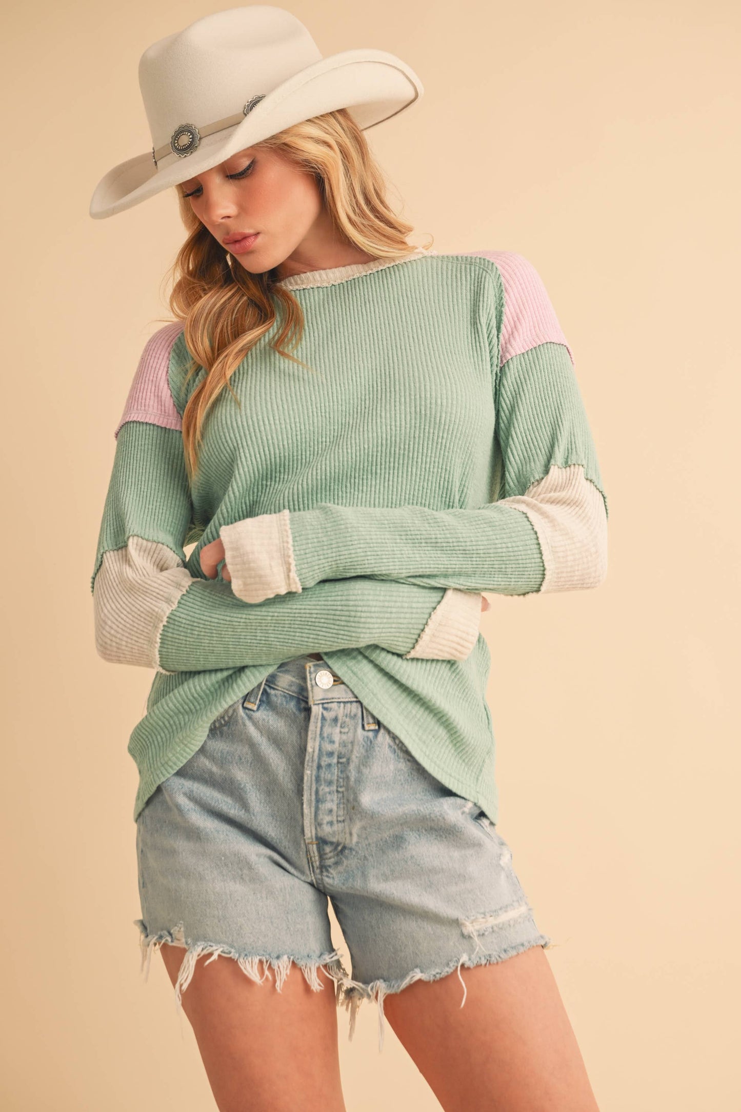 8327EK Gretel Colorblock Layering Top 4