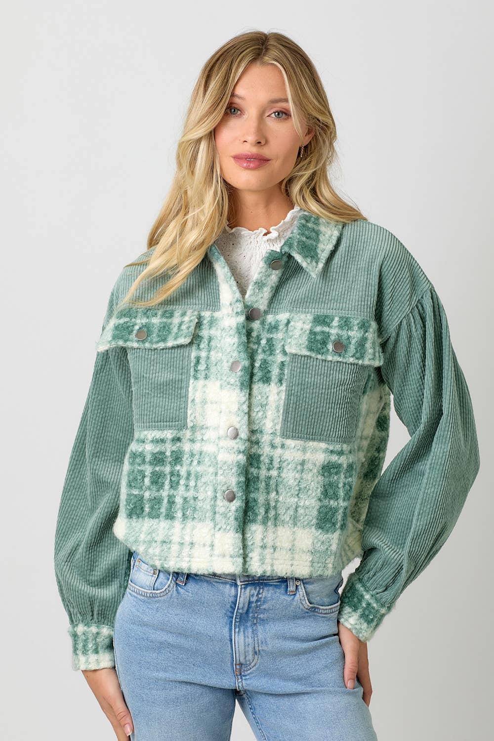 Ally Mixed Media Shacket