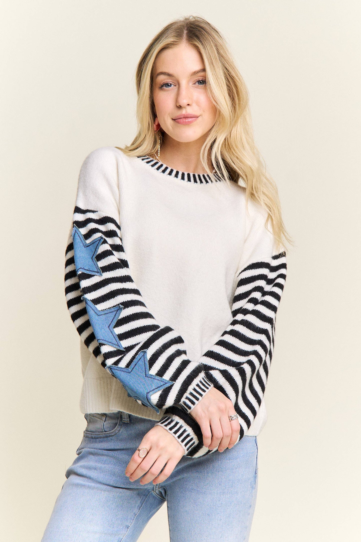 Striped And Star Sleeve