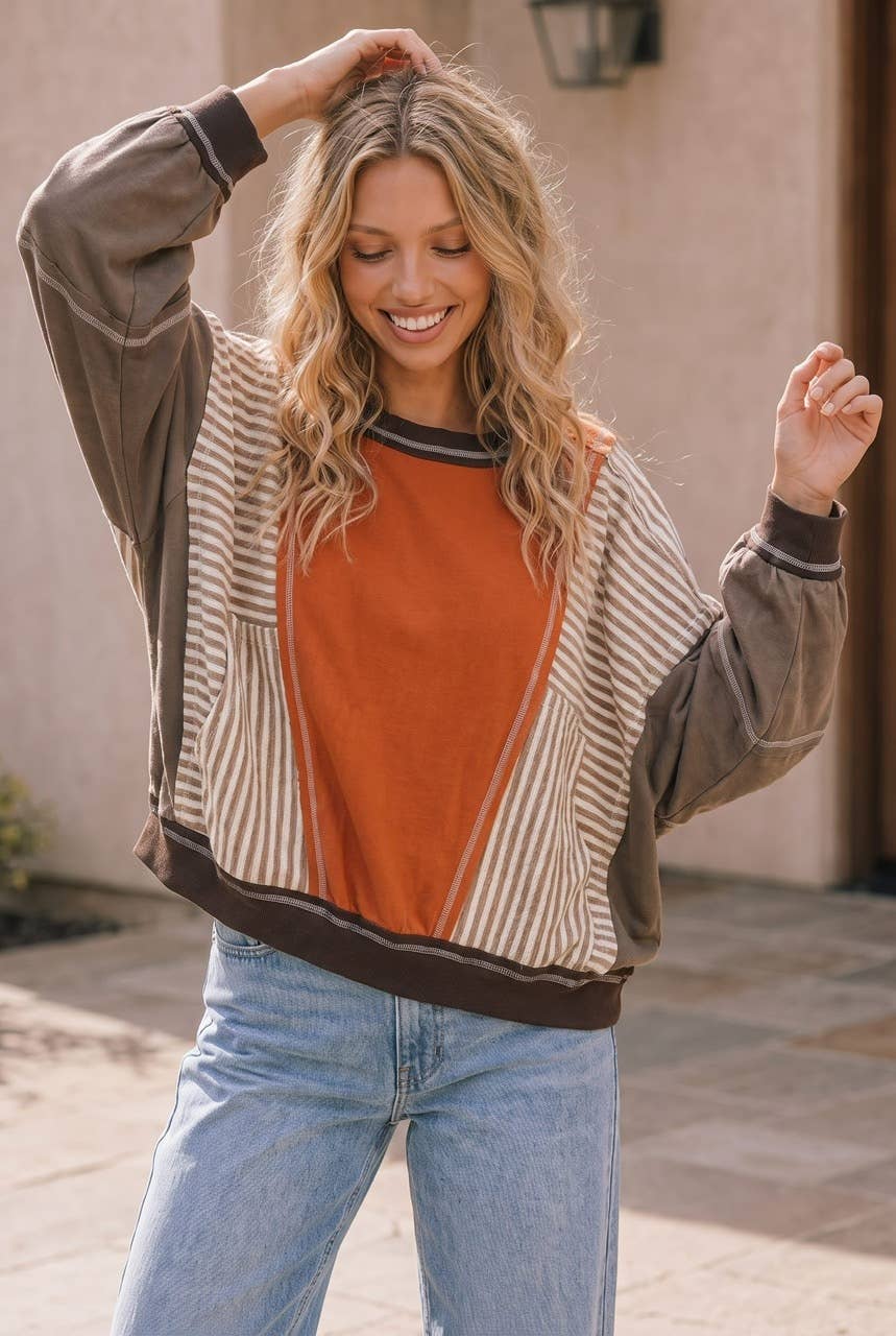 Feels Like Fall Color Block
