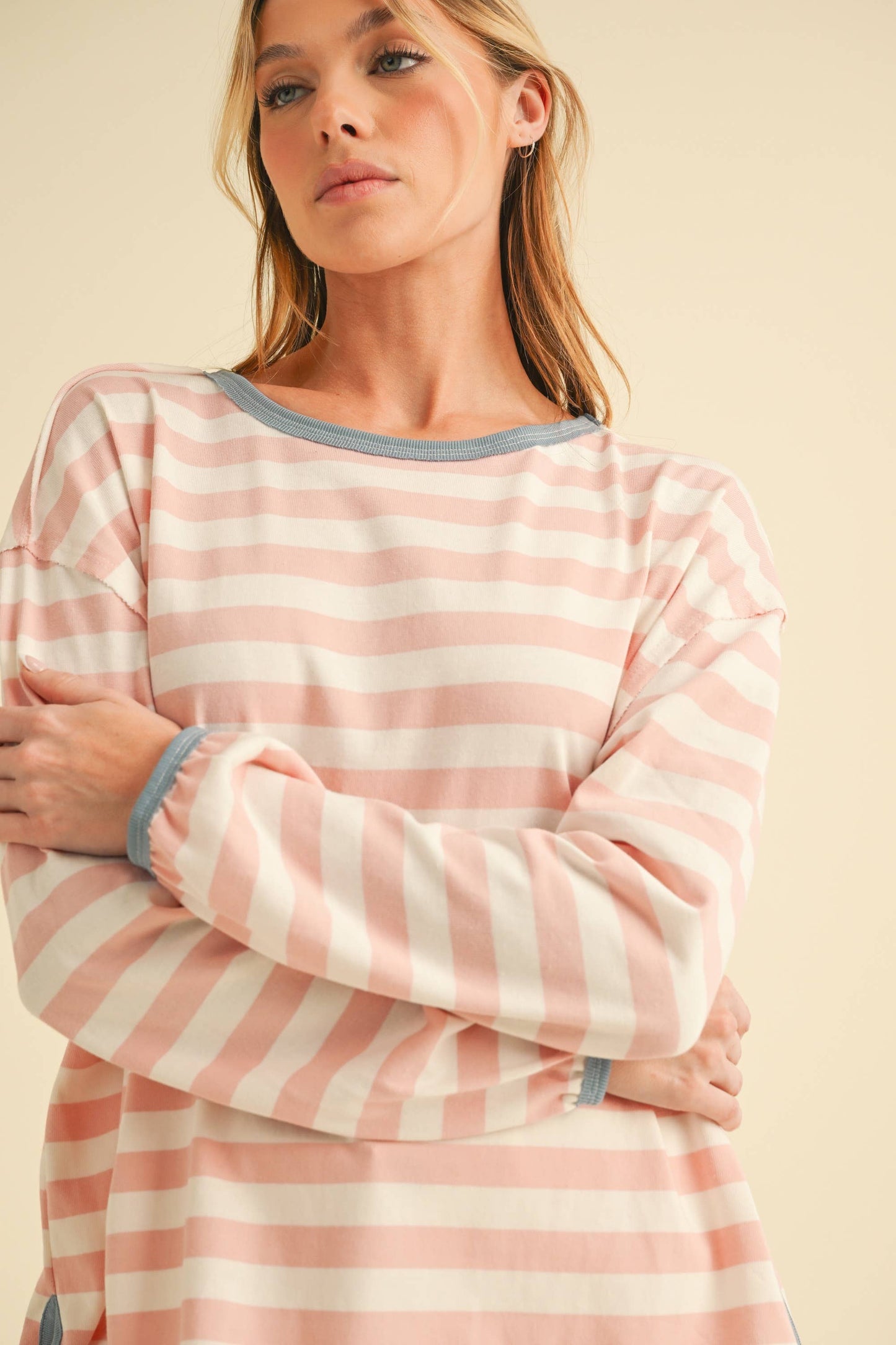 8433FN Onida Stripe Top 1