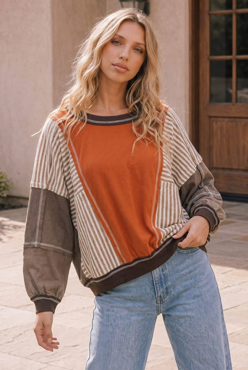 Feels Like Fall Color Block