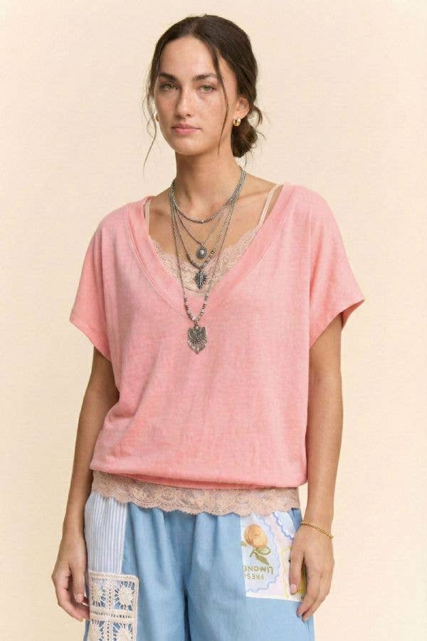 BOHO STYLE BLOUSE BOHEMIAN LOOSE FIT TOP