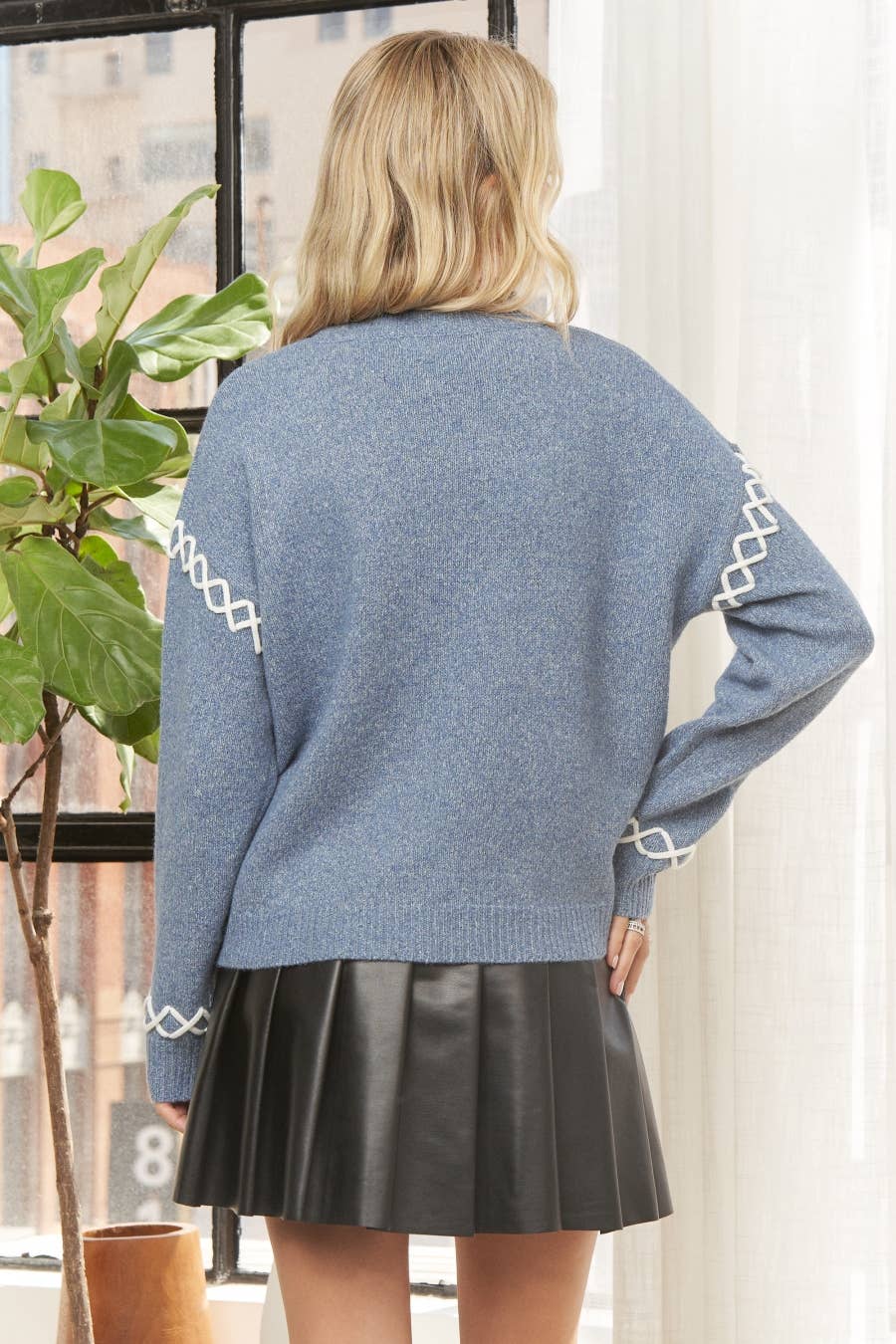 Geometric Pattern Sweater
