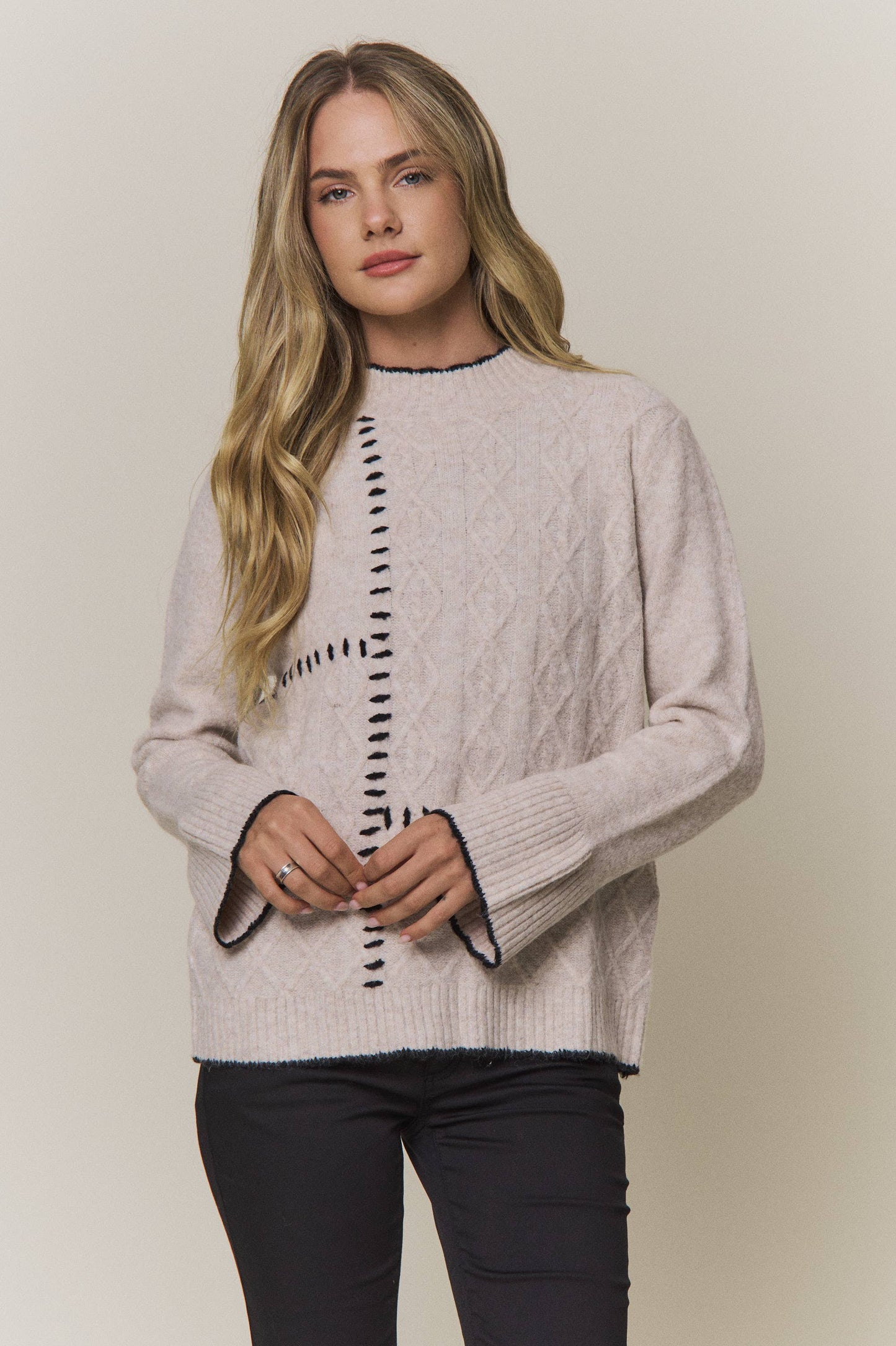 Amber Patterned Sweater