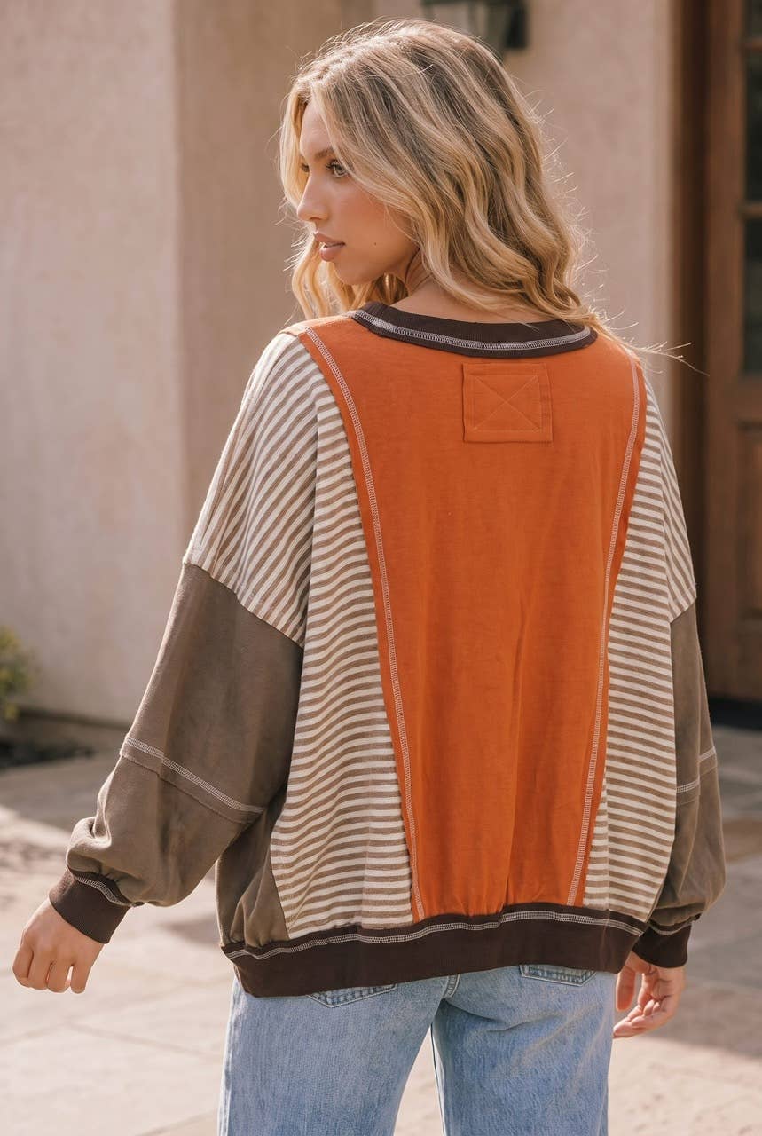 Feels Like Fall Color Block