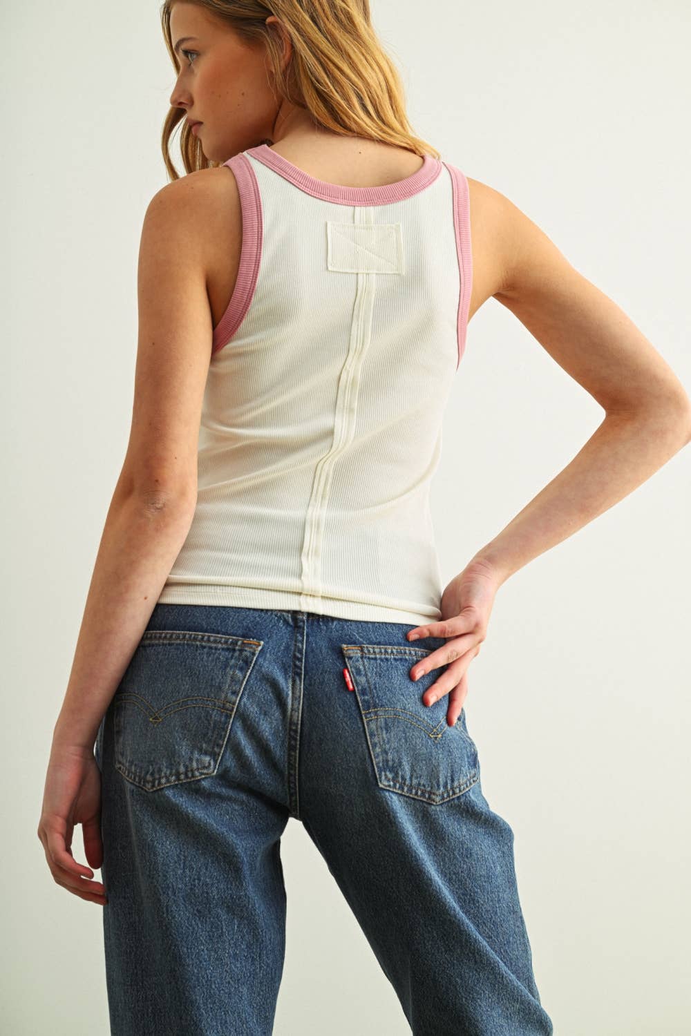 Alyssa Color Contrast Tank