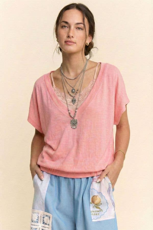 BOHO STYLE BLOUSE BOHEMIAN LOOSE FIT TOP