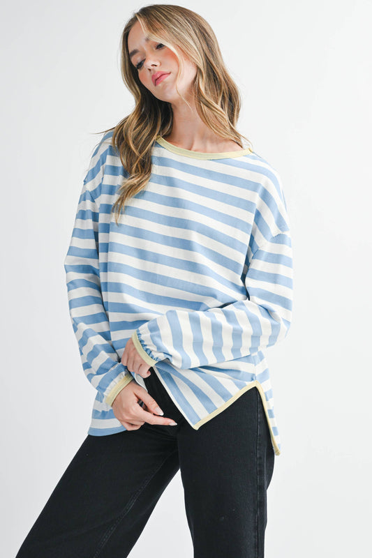 8433FN Onida Stripe Top 1