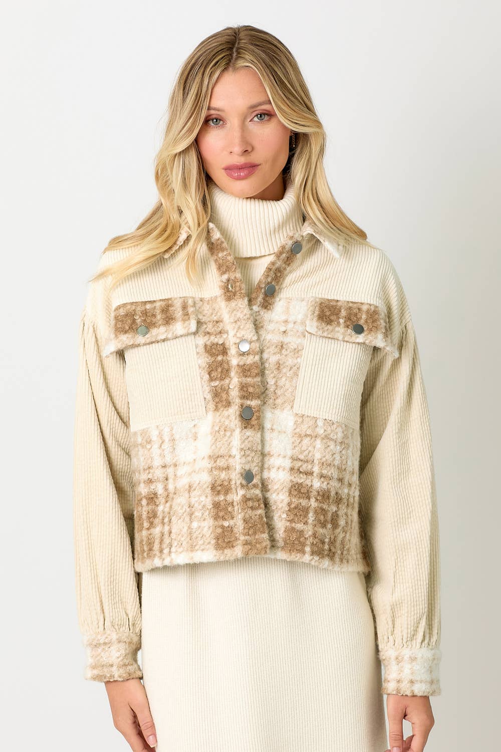 Ally Mixed Media Shacket