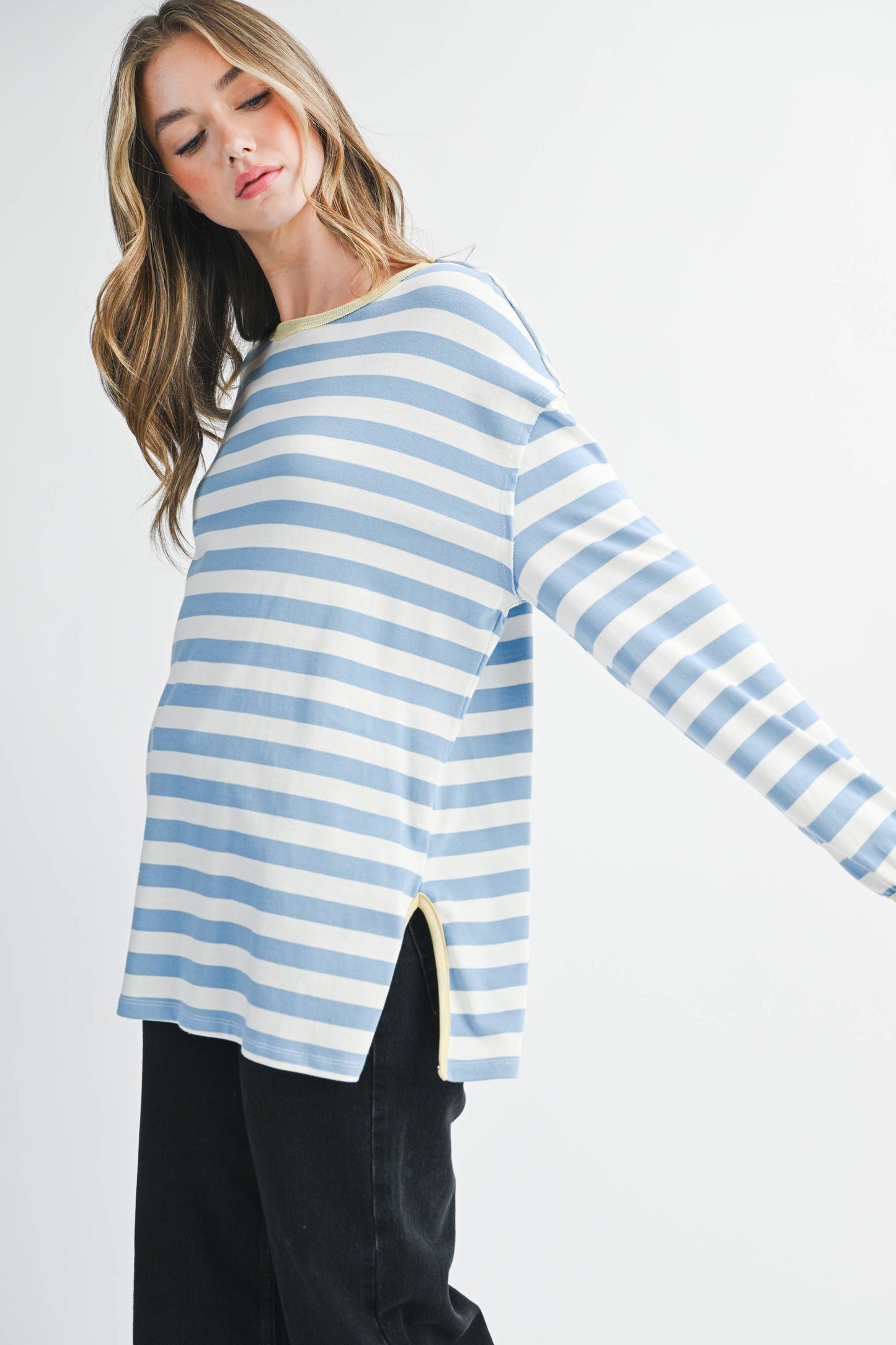 8433FN Onida Stripe Top 1