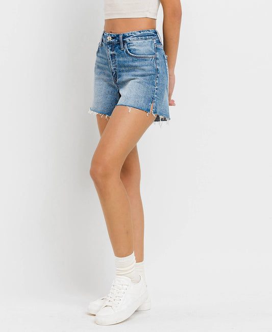 High Rise Waist With Side Slit