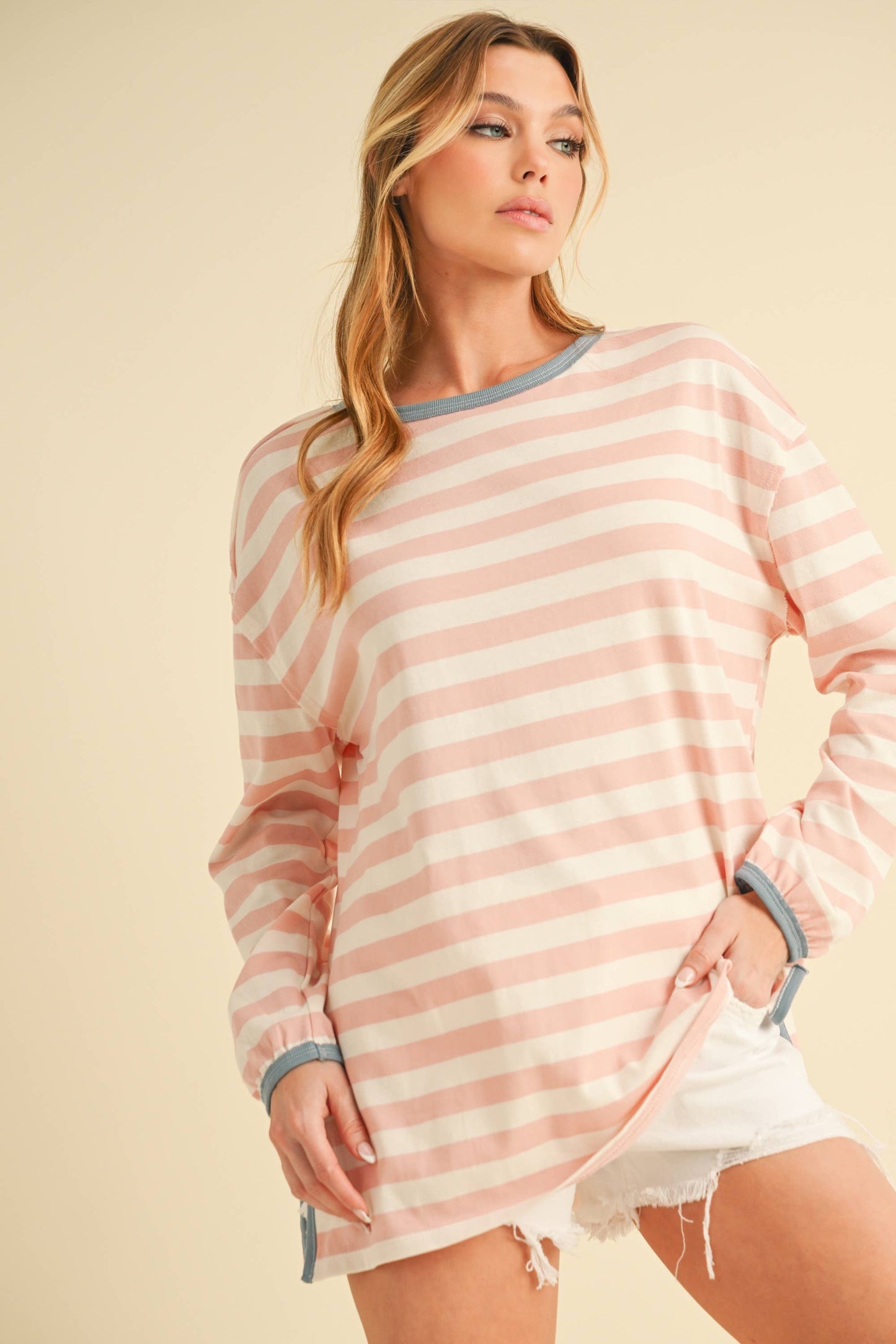 8433FN Onida Stripe Top 1