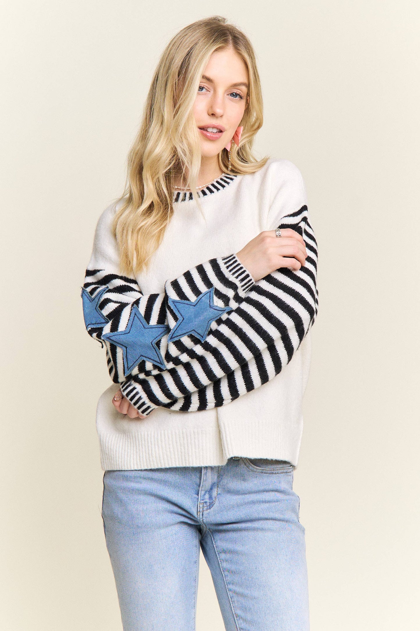 Striped And Star Sleeve