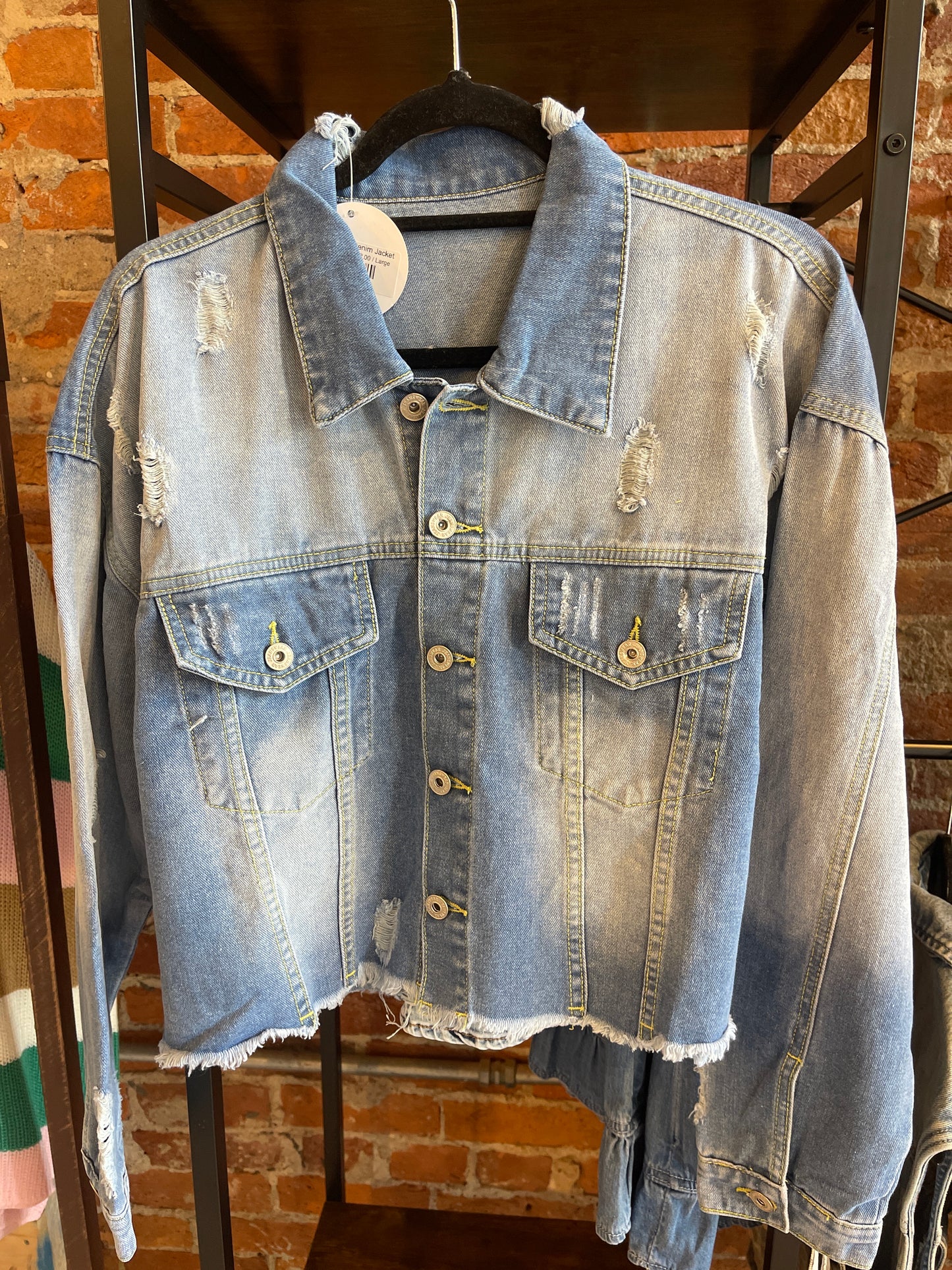 Distressed Denim Jacket