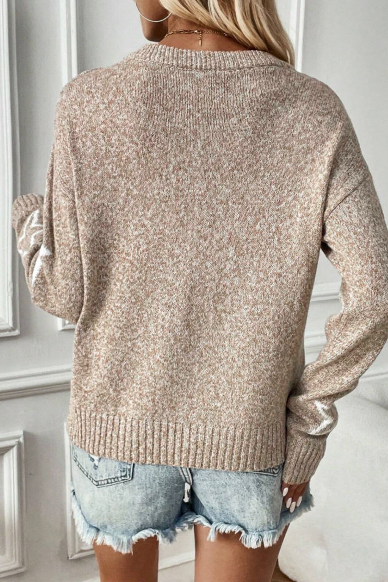 Addison Star Khaki Sweater