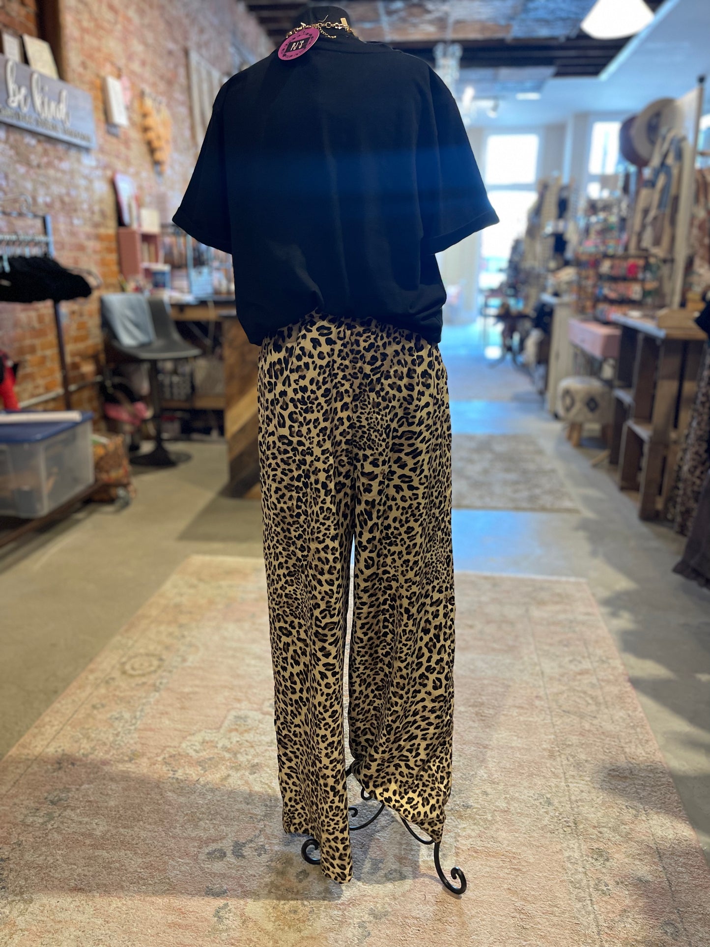Animal Print Flowy Pants