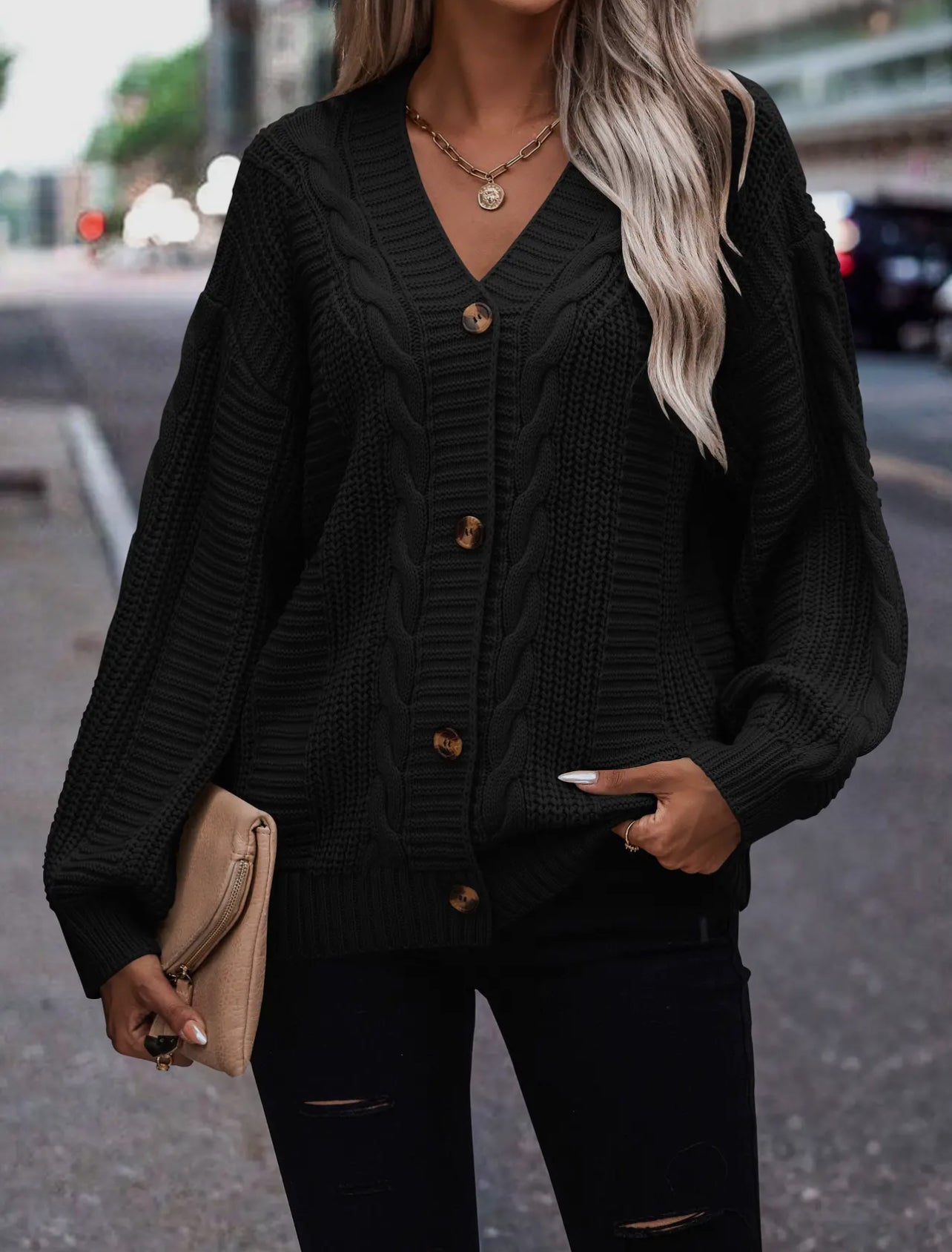 Carrie Button Up Cardigan