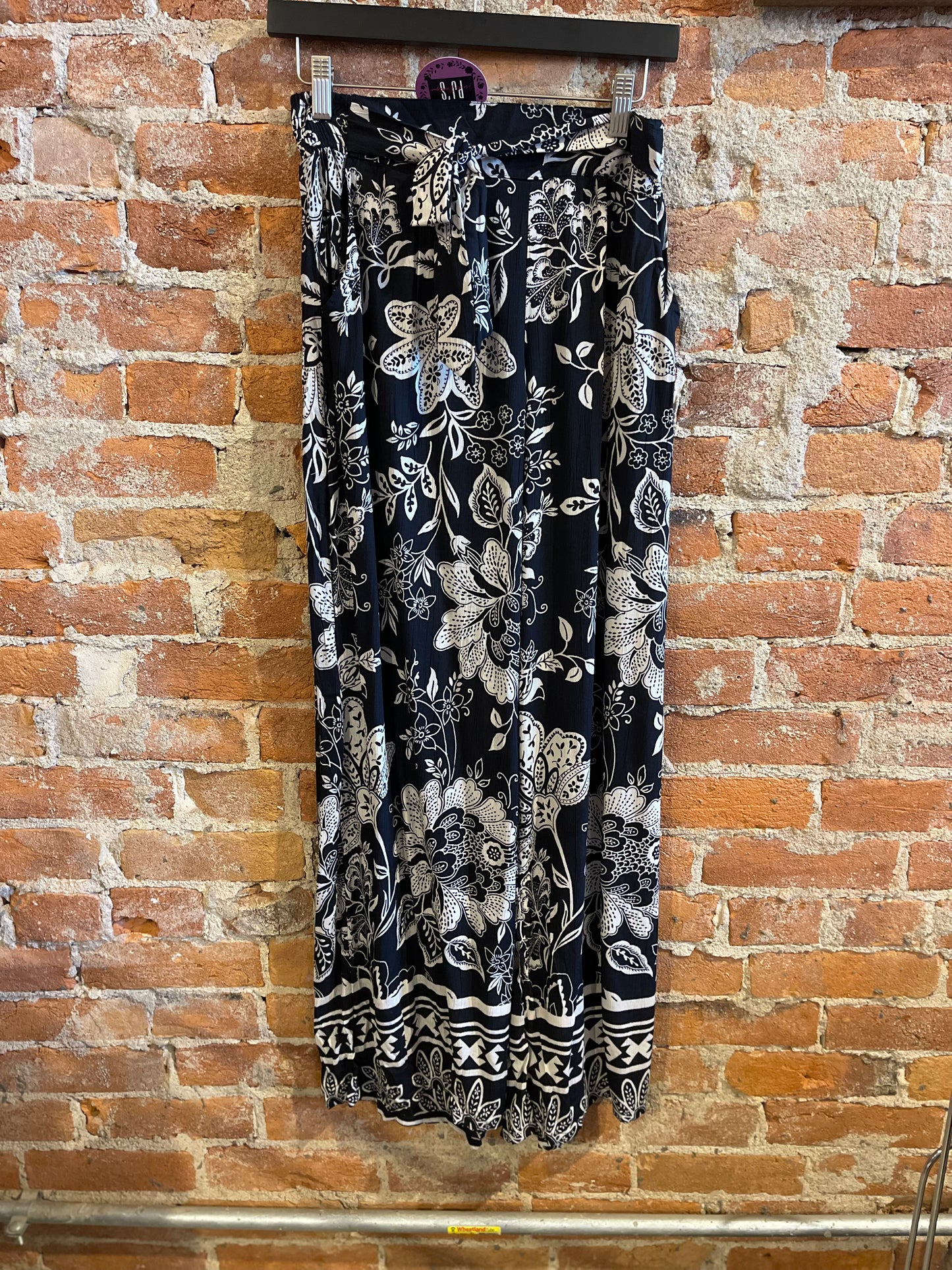 Amber Floral Wide Leg Pants