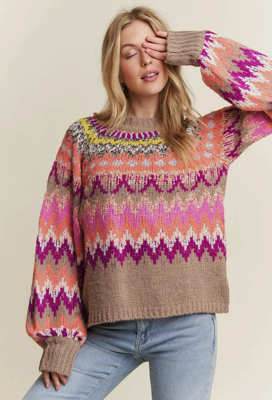 Betsy Multi Color Sweater