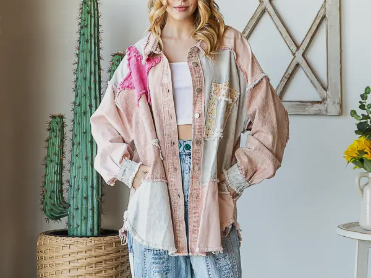 Peace And Star Denim Jacket