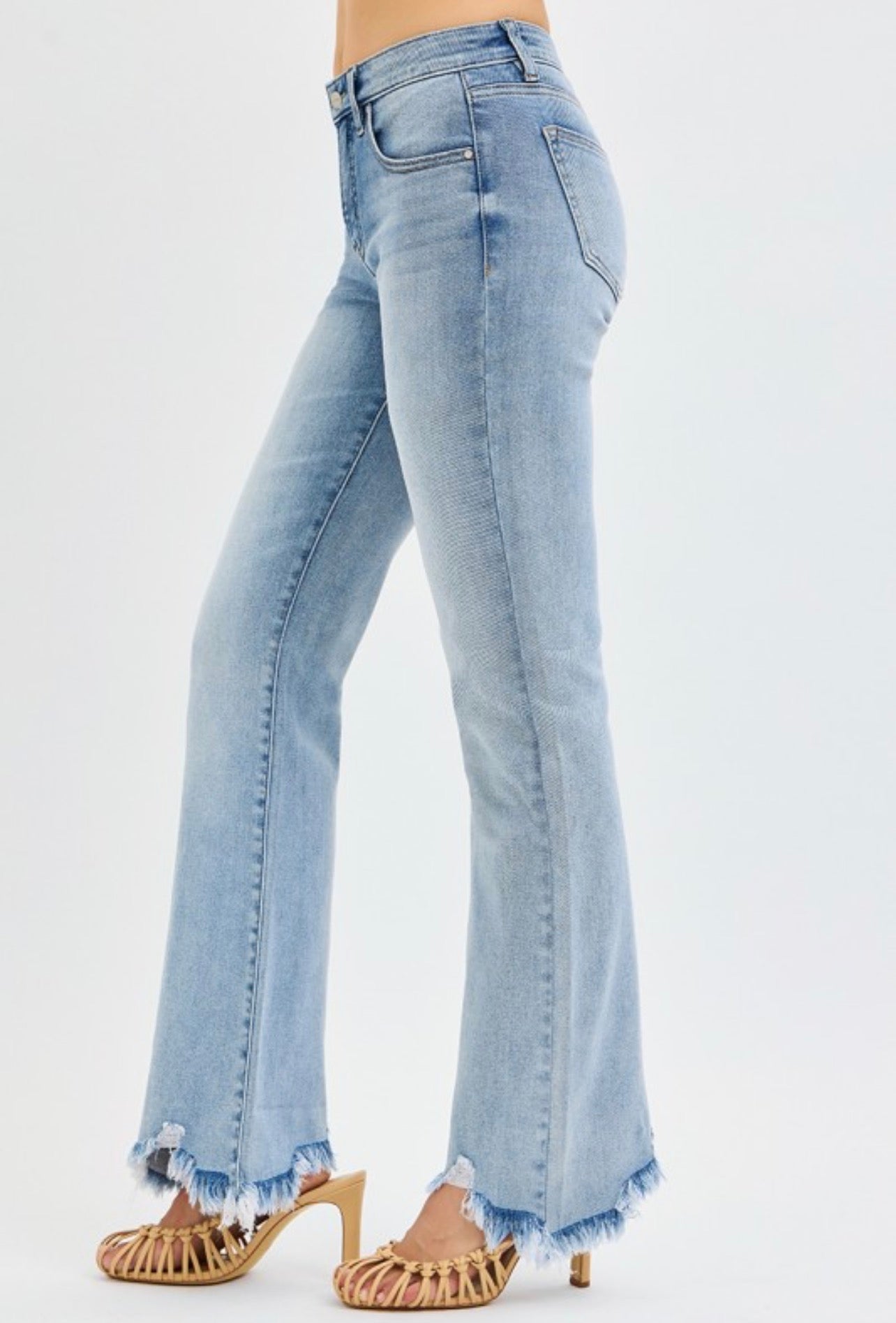 Risen Mid Rise Flare Tummy Control