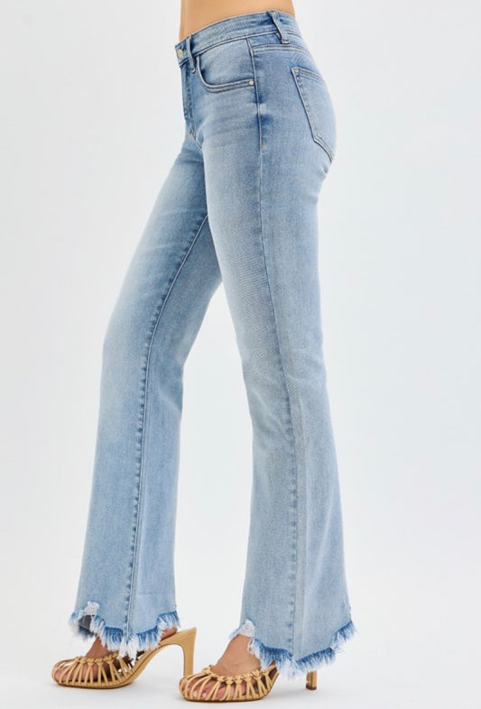 Risen Mid Rise Flare Tummy Control