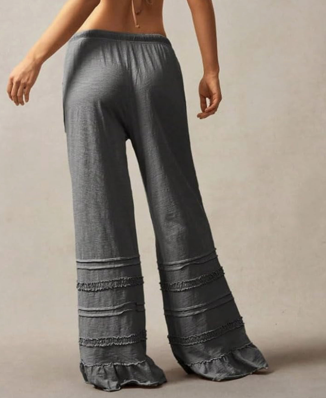 Ellie Gray Ruffle Pants