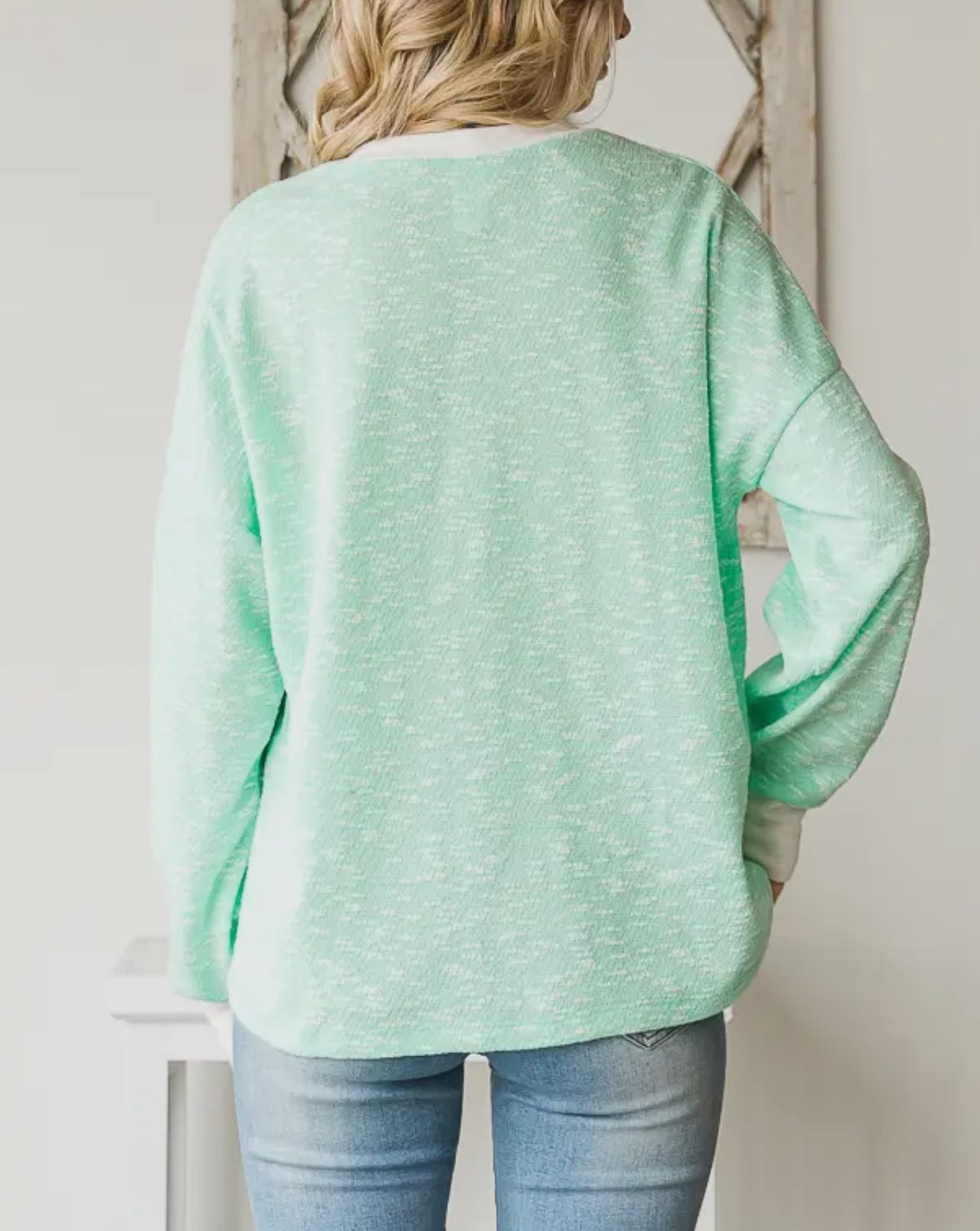 Mint Pullover Light Weight Top