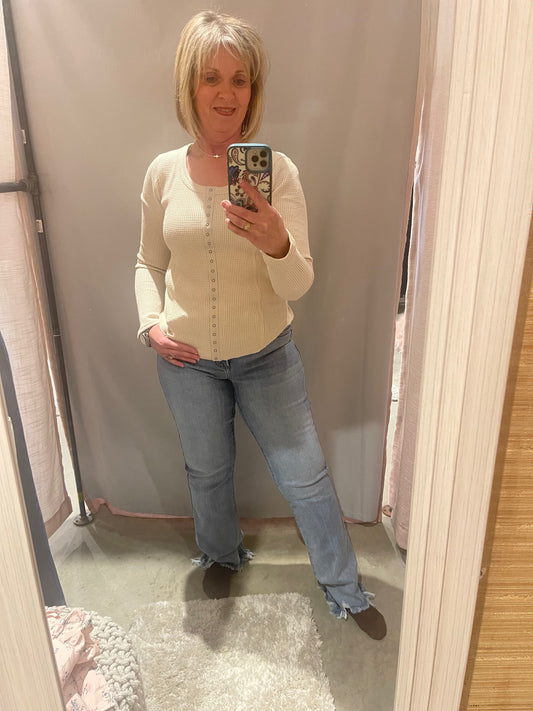 Risen High Rise Tummy Control Straight Leg