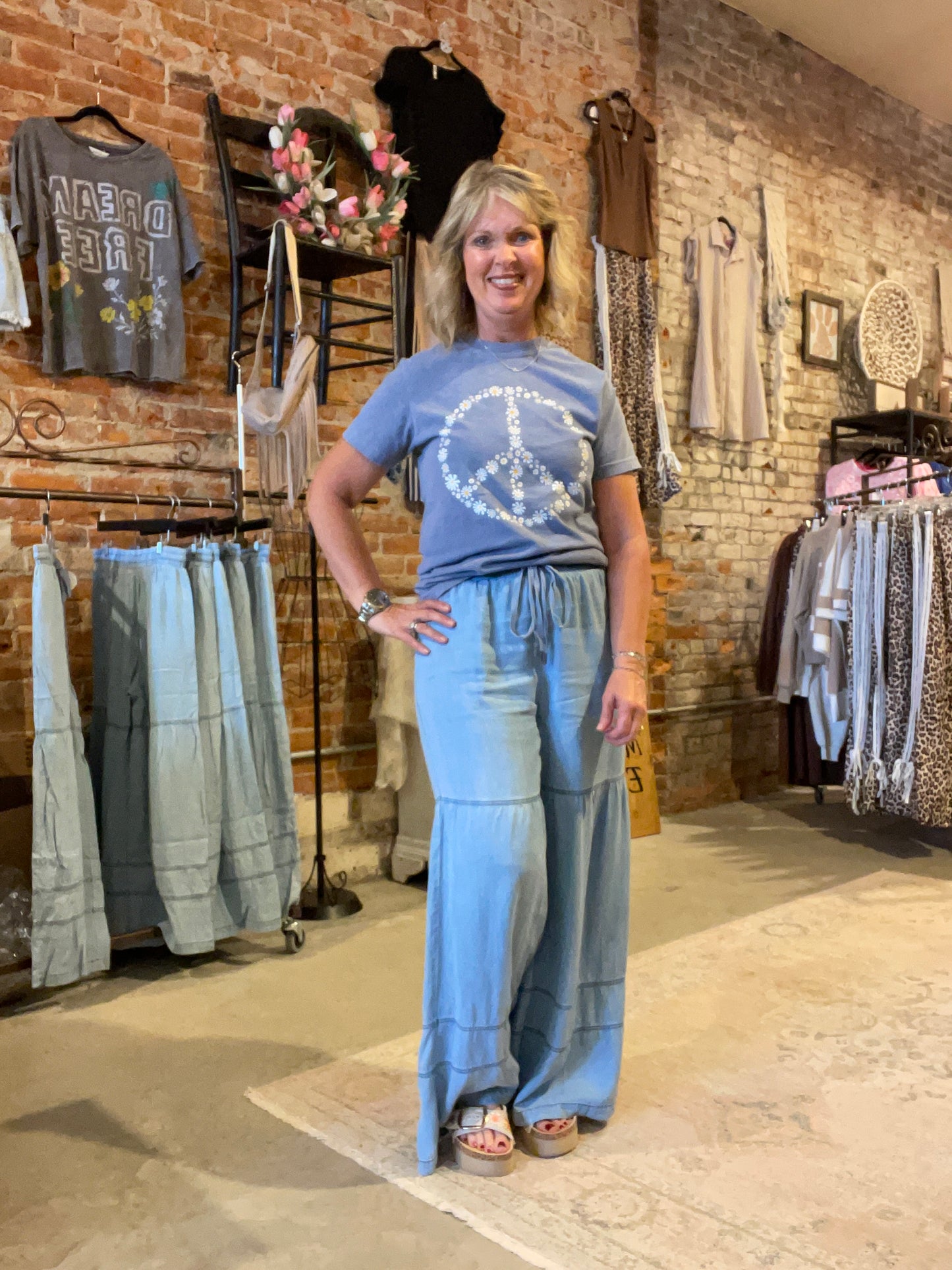 Erin Tiered Wide Leg Pants