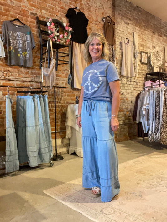 Erin Tiered Wide Leg Pants